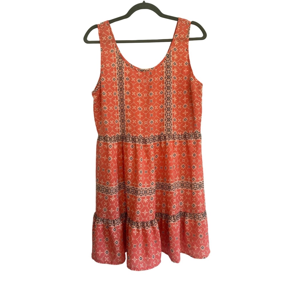 Sweet Journey Boho Sleeveless Babydoll Dress - L, ,Spring, Cottagecore